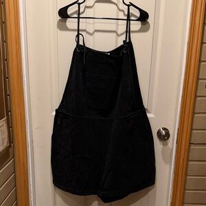 White Birch Overall Shorts